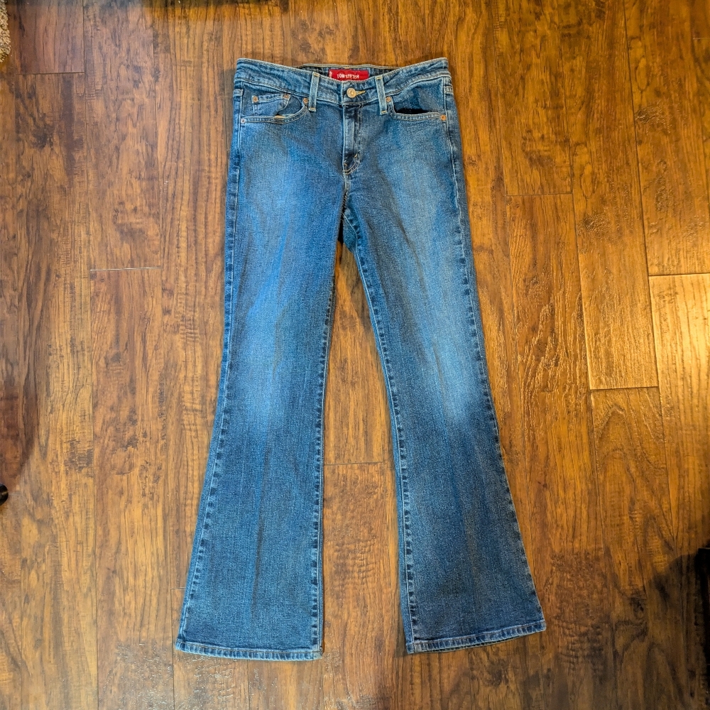 Levi’s 519 Low Flare Jeans - Size 9 JR M - Medium Wash Y2K